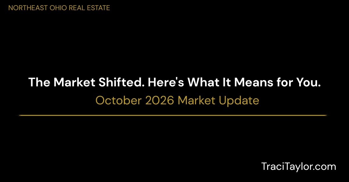 Northeast Ohio housing market update October 2026 — Traci Taylor eXp Realty
